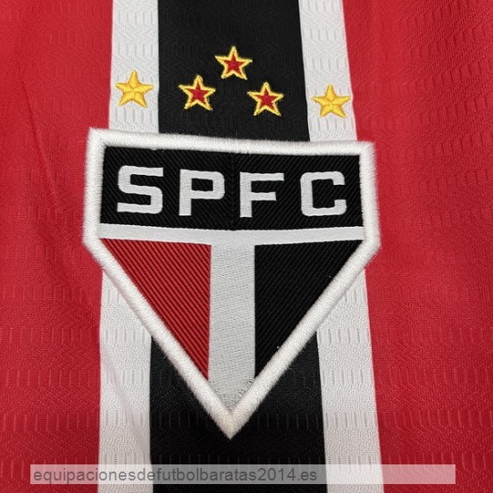 Nuevo Tailandia 2ª Camiseta São Paulo 24/25 Rojo Baratas